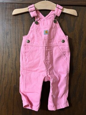Carhartt Pink Kids' Overalls - Bibs